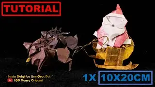 Santa Sleigh (Lien Quoc Dat) - LQD Money Origami