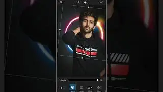 PicsArt ring light photo editing // ring light editing 