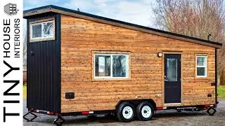 Super Cool 24ft Tiny House on Wheels by MINT Tiny House Company