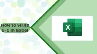 Boost your productivity: Learn to write 1-1 in Excel