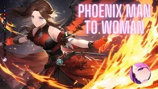 TG TF - Phoenix 🔥 Male to Female / Transformation Animation / Gender Bender