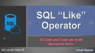 25 SQL Like Operator
