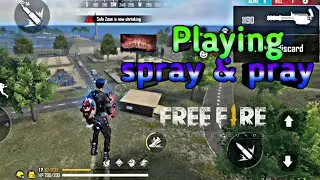 Playing spray and pray in free fire // DaSH CLASHER #totalgaming #freefire