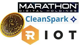 CLSK, RIOT, MARA Stocks Charts! Crypto Bitcoin BTC Miners