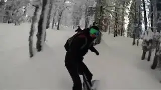 Feldberg snowboarding offpist!, GoPro Hero 6 & 5
