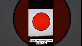 Squid Game using Python | How to create Squid Game character in Python | 