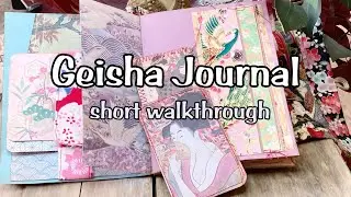 Take a Quick Journey through this Geisha inspired Junk Journal.