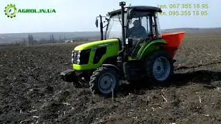 Польський розкидач в роботі, DEXWAL 500.