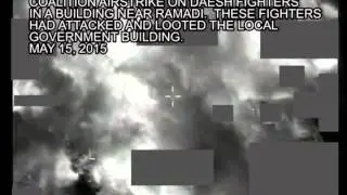 5. Coalition airstrike on Daesh fighters in a building near Ramadi, May 15, 2015