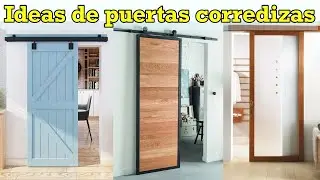 50 ideas de Puertas Corredizas.Tendencias. 2024 Decoración