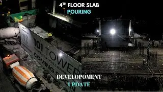 4th Floor Slab Pouring | Development Update | 101 Tower Lahore | August 2025