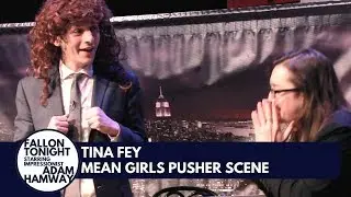 Tina Fey Mean Girls Pusher Scene Fallon Tonight