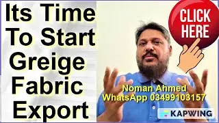 Greige Fabric Export - Start Your Exports From Today #garments #textile #fabric #apparel #export