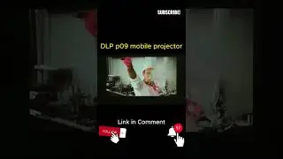 DLP p09 mobile projector (Link in Comment) #reel #shorts #mobileprojector
