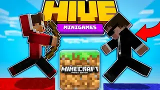 Hive Treasure Wars 1v1 vs A Minecraft MOBILE PLAYER