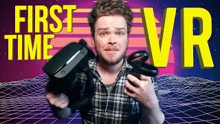 I Try VR for the First Time (VRCHAT)