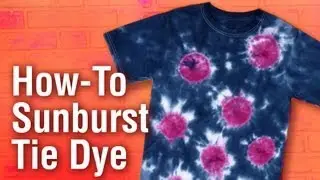 How-To create a Sunburst Design Tulip Tie Dye