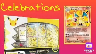 Pokemon celebrations pikachu box opening!!!