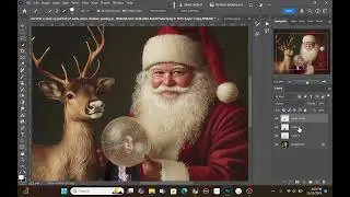santa globe placement