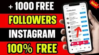 COMMENT AVOIR PLEIN D'ABONNÉS SUR INSTAGRAM 2024 - AVOIR 1000 ABONNÉS SUR INSTAGRAM GRATUITS 2024