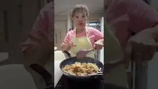 Fried chimchi (kimchi) with meat