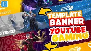 Banner Youtube template - Pixellab plp file