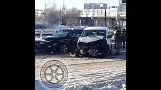 ДТП на Парадной набережной попало на видео. Калининград. 14.12.22