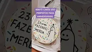 Bentô Cakes 🍰 os bolinhos divertidos!