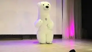 Аэро Медведь (Ростовая кукла) 3 метра высота