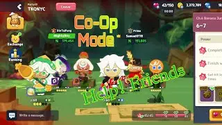 CookieRun Tower of adventures - Chapter 6 Hard Co-op Mode | Multi-player.
