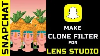 Snap Clone filter - Make a Clone Filter ( Material Editor )  || Snapchat  || Lens Studio || Rbkavin