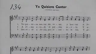 Yo quisiera cantar | Himno