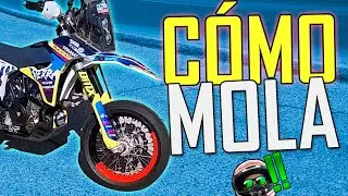 THIS IS HOW I PUT LIGHTWEIGHT TIRES on my MOTORCYCLE 👉 [BRICOMAJES SUPERMOTARD]