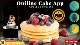 Online Cake Order Project in Android Java with Source Code | Final Year Project
