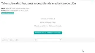 Taller sobre distribuciones muestrales de media y proporción 1