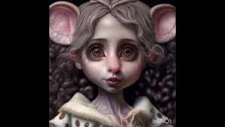 doll of the day girl mouse ideas for creativity / кукла дня девочка мышь идеи для творчества