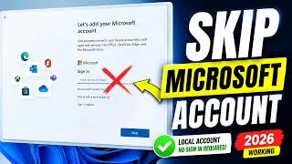 How to Set Up Windows 11 Without a Microsoft Account | Skip Microsoft Sign-In (2026)