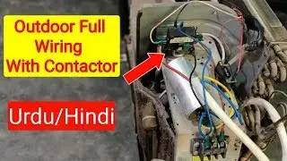 HOW TO FULLY CONNECTION MAGNETIC CONTACTOR WITH COMPRESSOR