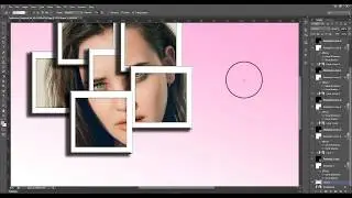 Photoshop cs6 tutorial for Beginners -How to create collage effect