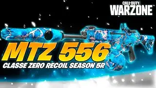*ZERO RECOIL* A NOVA CLASSE MONSTRA DE MTZ 556 NA SEASON 5R!! | CLASSE MTZ 556 WARZONE