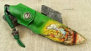 Нож  "Щука"  ELMAX, Kirinite ™.