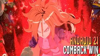 DBFZ ▰ Android 21 Comeback Win ▰ Dragon Ball FighterZ