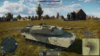 War Thunder - Trying Out The Squadron Vehicle M1A1AIM Abrams In Arcade Assault Battle