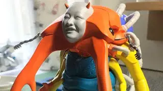 3Dプリンターで作るフィギュア/3DPrinter Figure Making [Mechanical Mutant Insect]