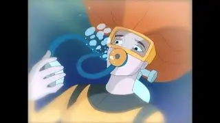 A cartoon with a great scuba peril scene