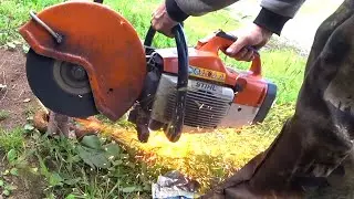 Обзор бензореза  STIHL TS 400