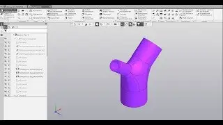 Тройник Компас 3D V18