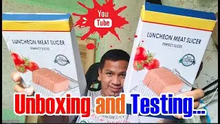 Luncheon Meat Slicer Unboxing by Jonah