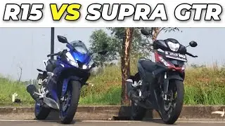 DRAG RACE‼️ ALL NEW R15 VS SUPRA GTR150