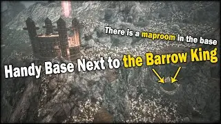 Handy Base Next to the Barrow King | Conan Exiles | PVE